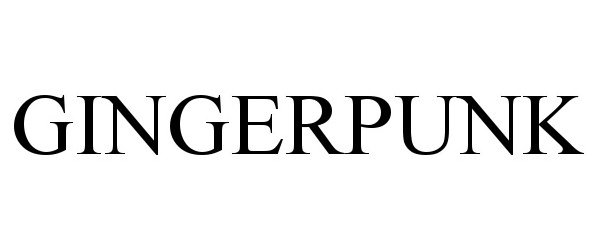 Trademark Logo GINGERPUNK