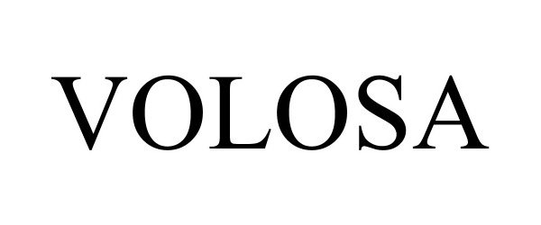 Trademark Logo VOLOSA