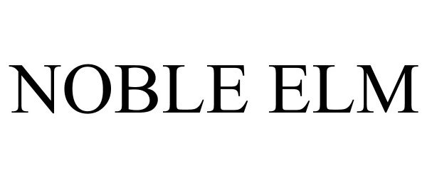 Trademark Logo NOBLE ELM