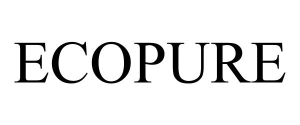 Trademark Logo ECOPURE