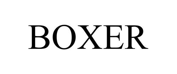 Trademark Logo BOXER