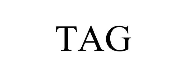 Trademark Logo TAG