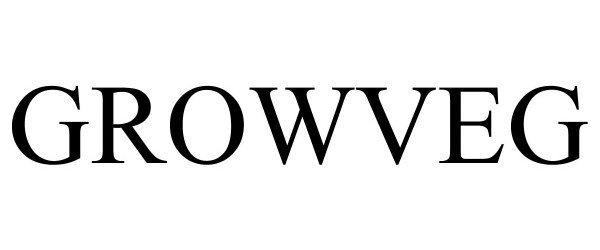 Trademark Logo GROWVEG