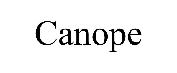 Trademark Logo CANOPE