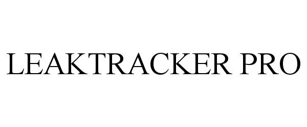 Trademark Logo LEAKTRACKER PRO