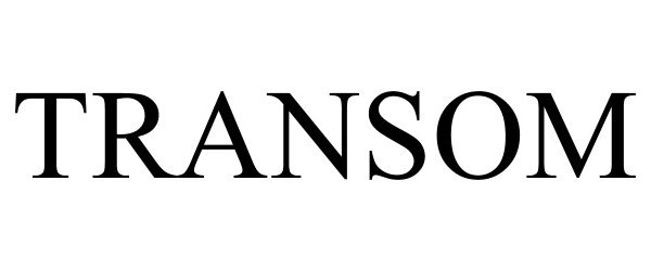 Trademark Logo TRANSOM