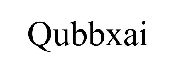 Trademark Logo QUBBXAI