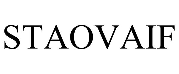Trademark Logo STAOVAIF