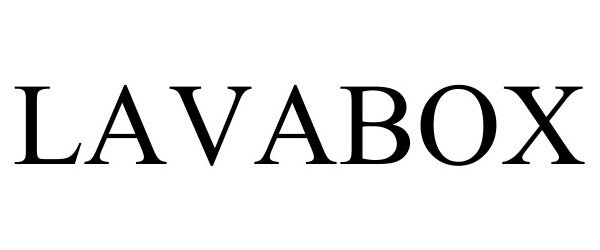 Trademark Logo LAVABOX