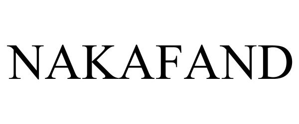 Trademark Logo NAKAFAND