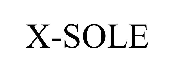 Trademark Logo X-SOLE