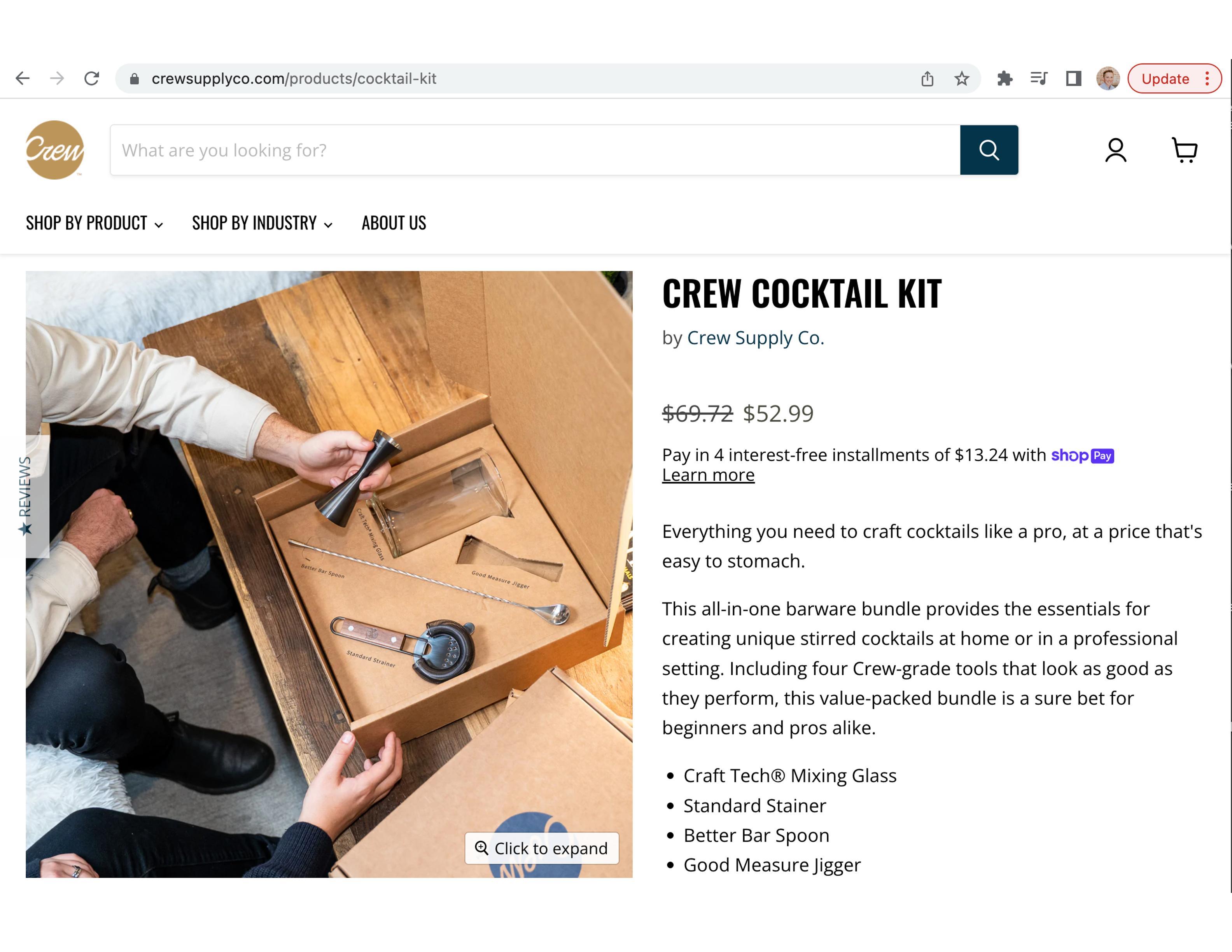 Crew Cocktail Kit — Crew Supply Co.
