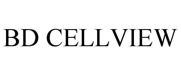 Trademark Logo BD CELLVIEW