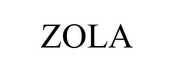 Trademark Logo ZOLA