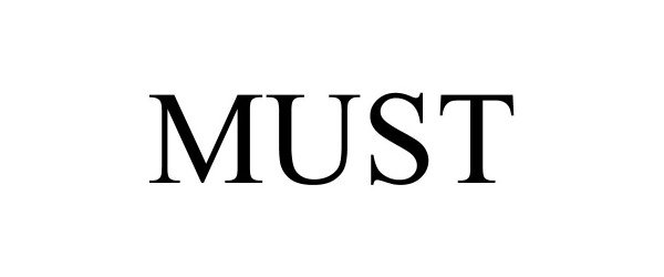 Trademark Logo MUST