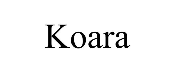 Trademark Logo KOARA