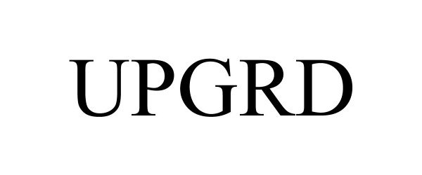 Trademark Logo UPGRD
