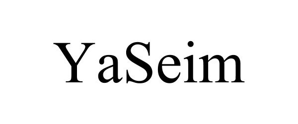 Trademark Logo YASEIM