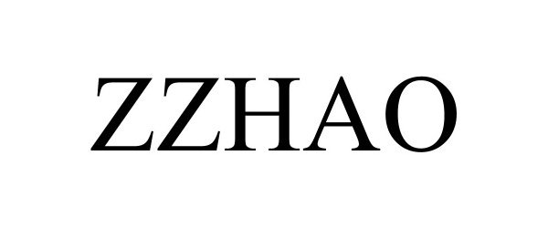 Trademark Logo ZZHAO
