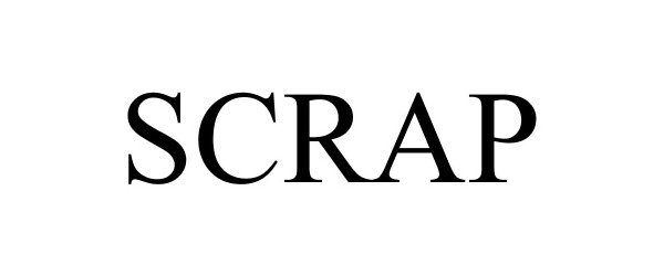 Trademark Logo SCRAP