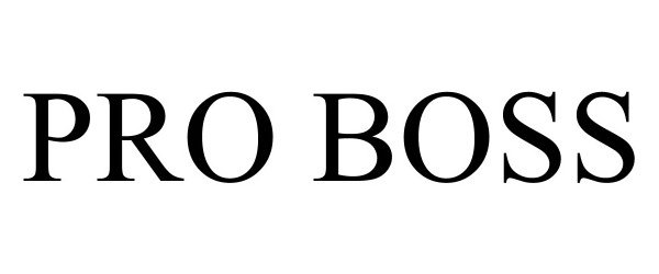 Trademark Logo PRO BOSS