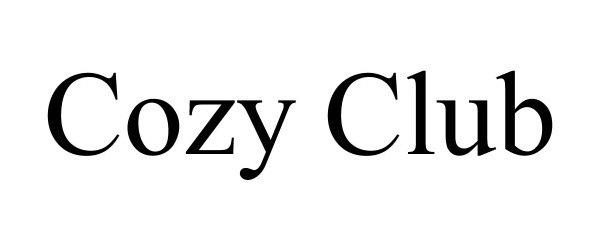 Trademark Logo COZY CLUB