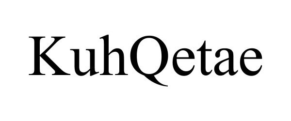 Trademark Logo KUHQETAE