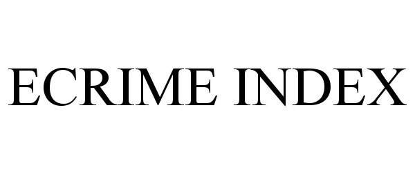 Trademark Logo ECRIME INDEX