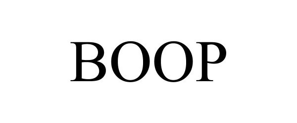 Trademark Logo BOOP