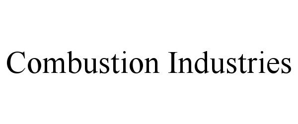  COMBUSTION INDUSTRIES