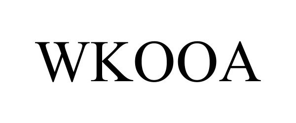 Trademark Logo WKOOA