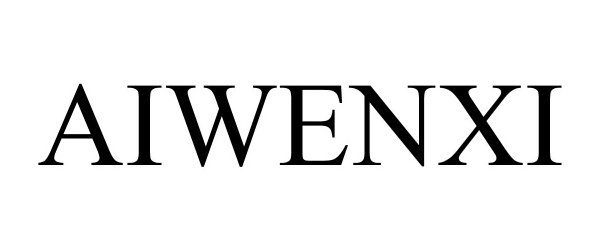Trademark Logo AIWENXI