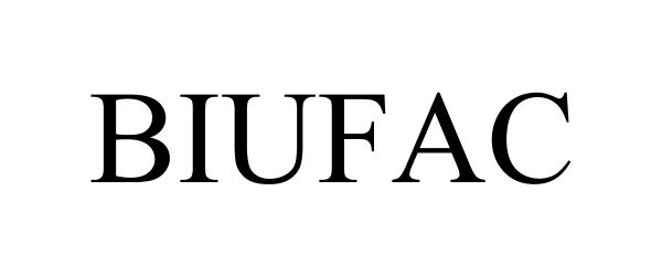 Trademark Logo BIUFAC