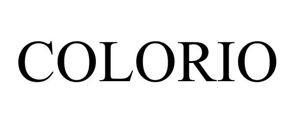Trademark Logo COLORIO