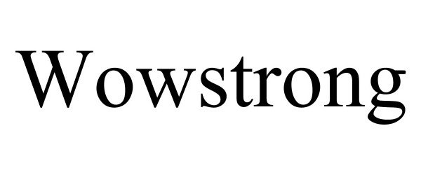  WOWSTRONG