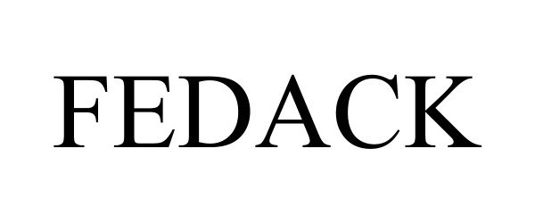 Trademark Logo FEDACK