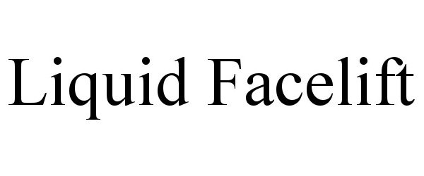 Trademark Logo LIQUID FACELIFT