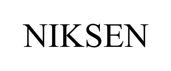 Trademark Logo NIKSEN