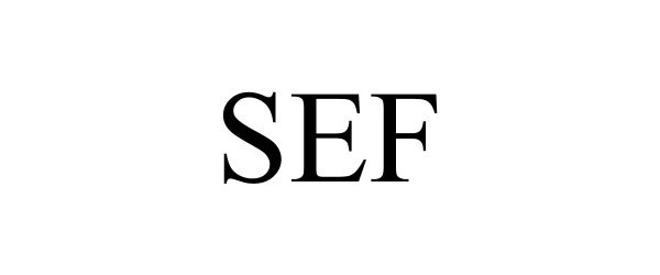 Trademark Logo SEF
