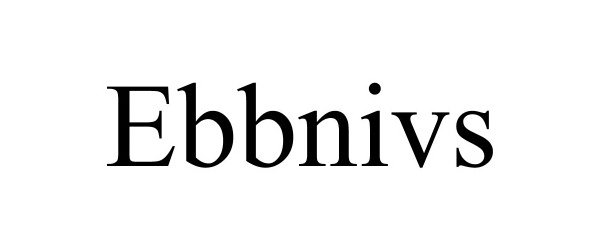 Trademark Logo EBBNIVS