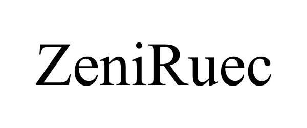 Trademark Logo ZENIRUEC