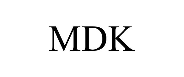 Trademark Logo MDK