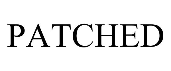 Trademark Logo PATCHED