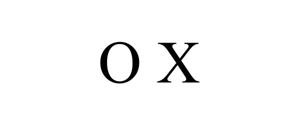 Trademark Logo O X