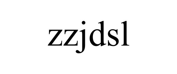 Trademark Logo ZZJDSL