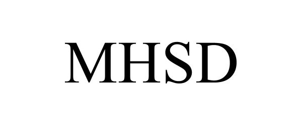 Trademark Logo MHSD