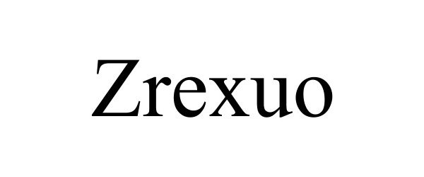 Trademark Logo ZREXUO