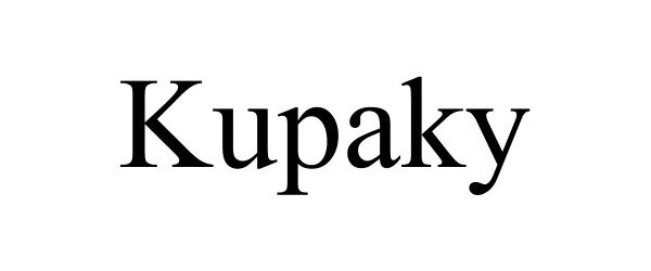 Trademark Logo KUPAKY