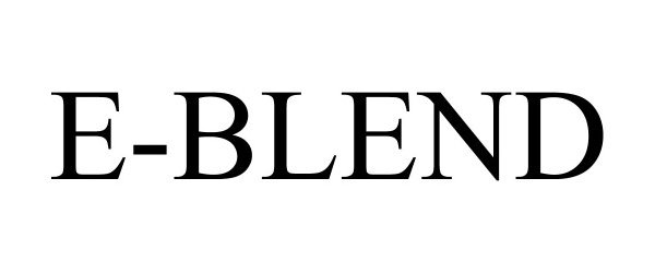 Trademark Logo E-BLEND