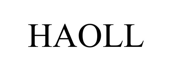 Trademark Logo HAOLL